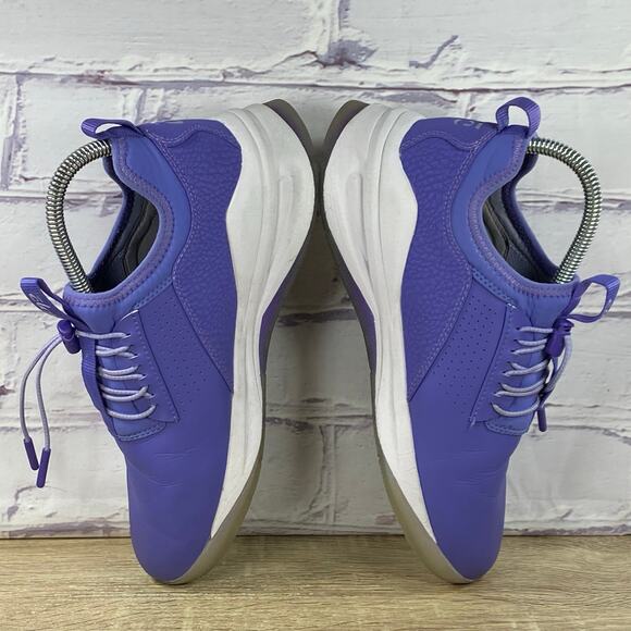 Clove Purple White Nursing Shoes Women's 8 Comfort Walking Healthcare Sneakers - Picture 5 of 8